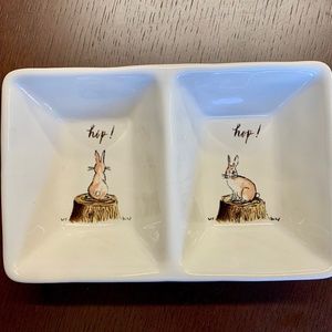 Rae Dunn 🐇Hip! Hop!🐇 Divided Dish Easter